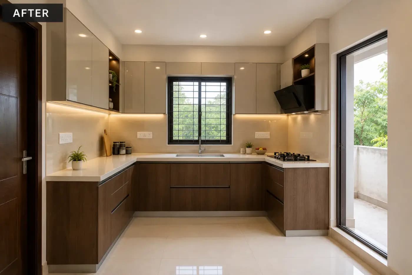 Modular kitchen by Skypaint in New Barrackpur
