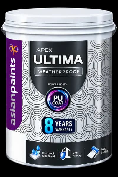 Asian Paints Apex Ultima Weatherproof — exterior emulsion, pu coat